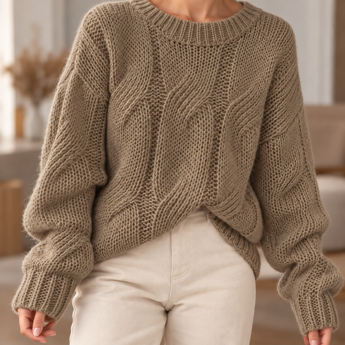 Grobstrick-Pullover Gesa – Weich & Gemütlich