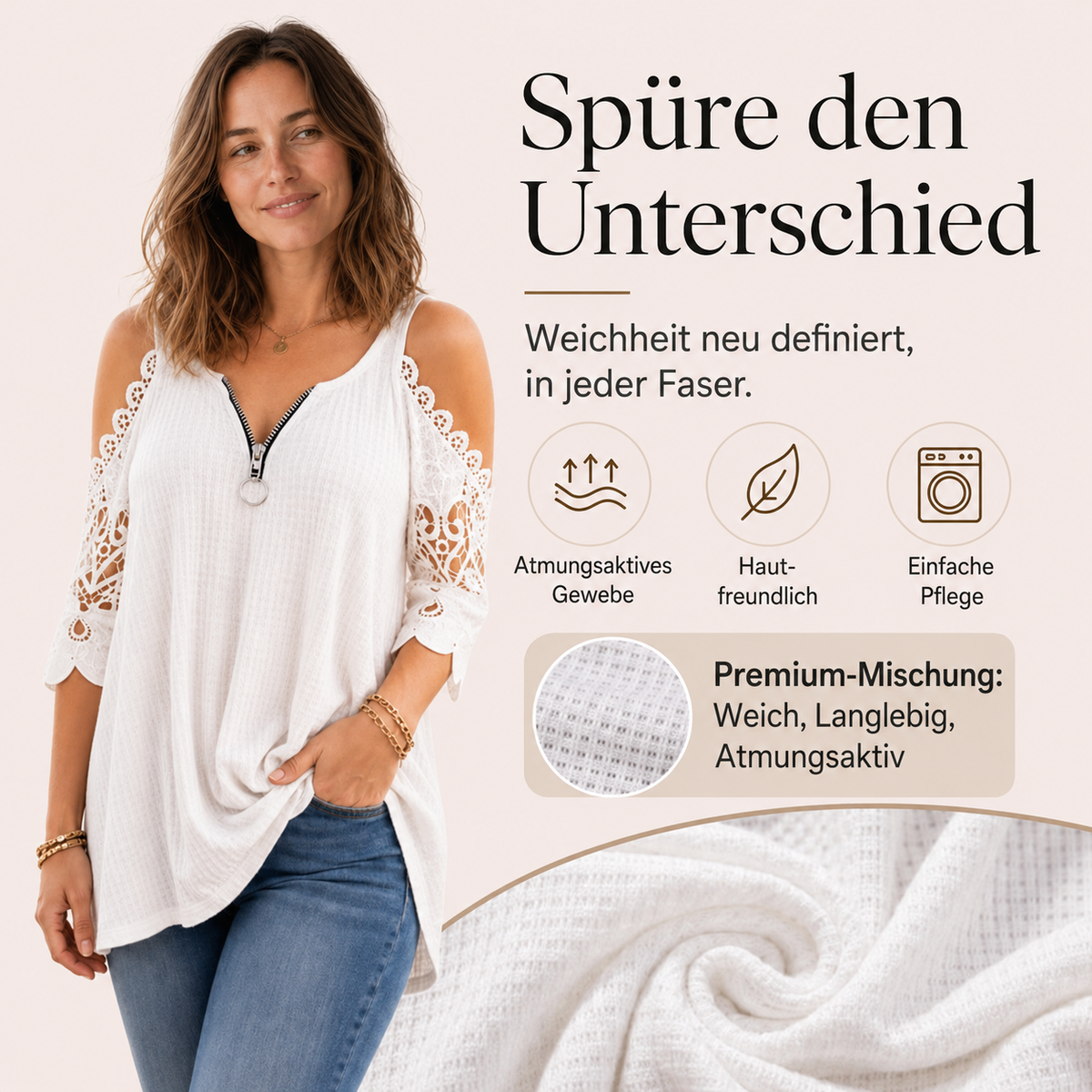 Amelie Top Cold-Shoulder Detail