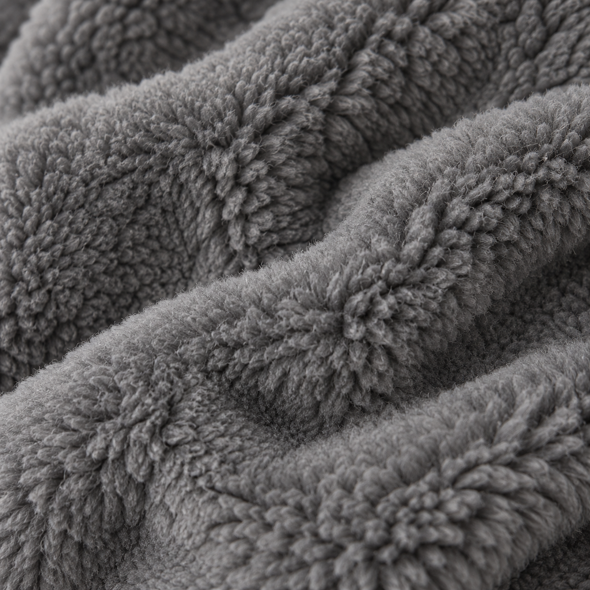 Fleece-Mantel Katharina – Oversized mit Reißverschluss