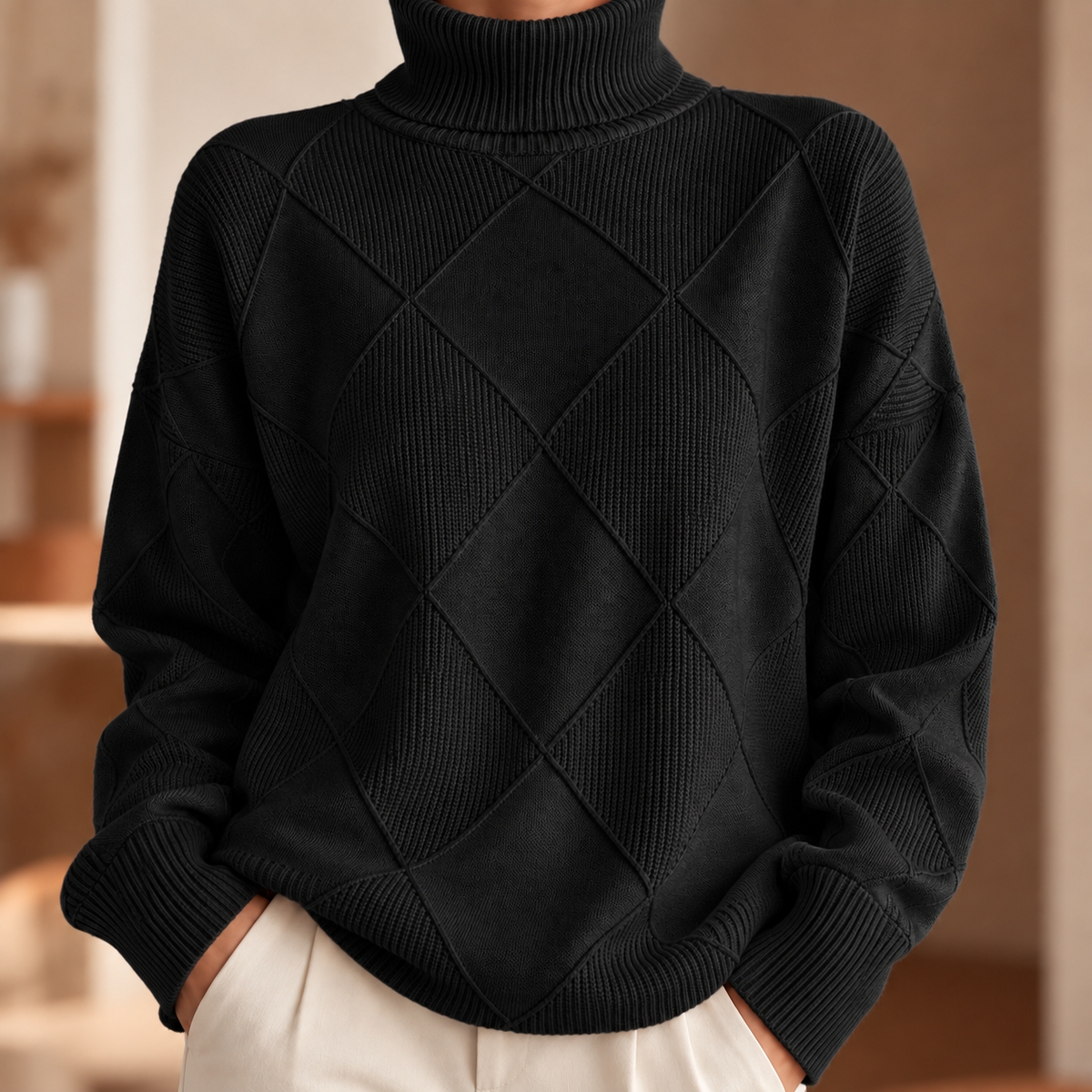 Rollkragenpullover Hilde – Dick & Extra Warm