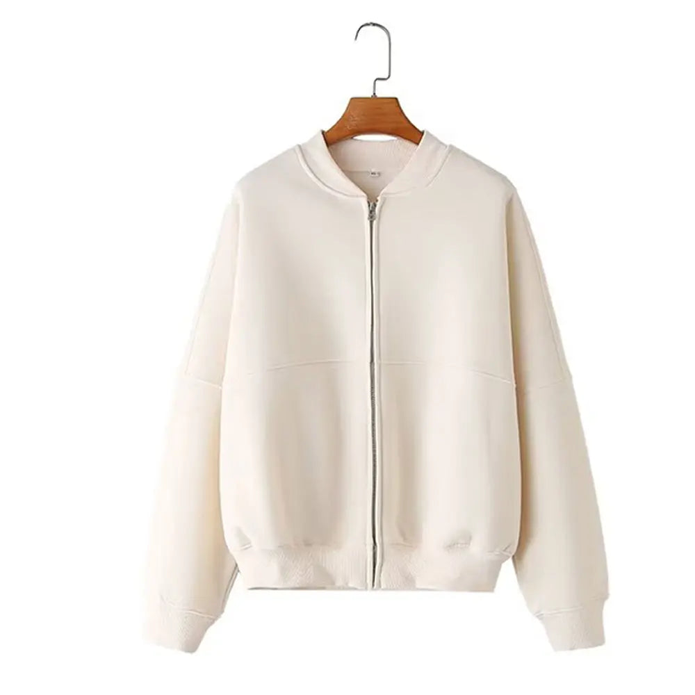 Sweat-Blouson Bente – cropped & kuschelig-oversized