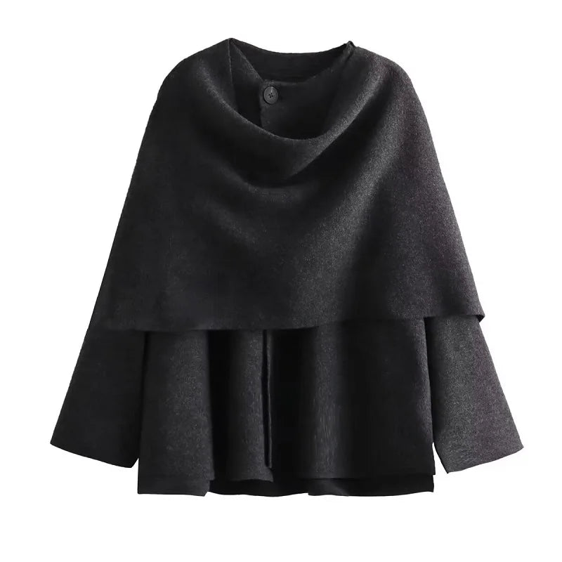 Strickpullover Carla – Schalkragen im Oversize-Look