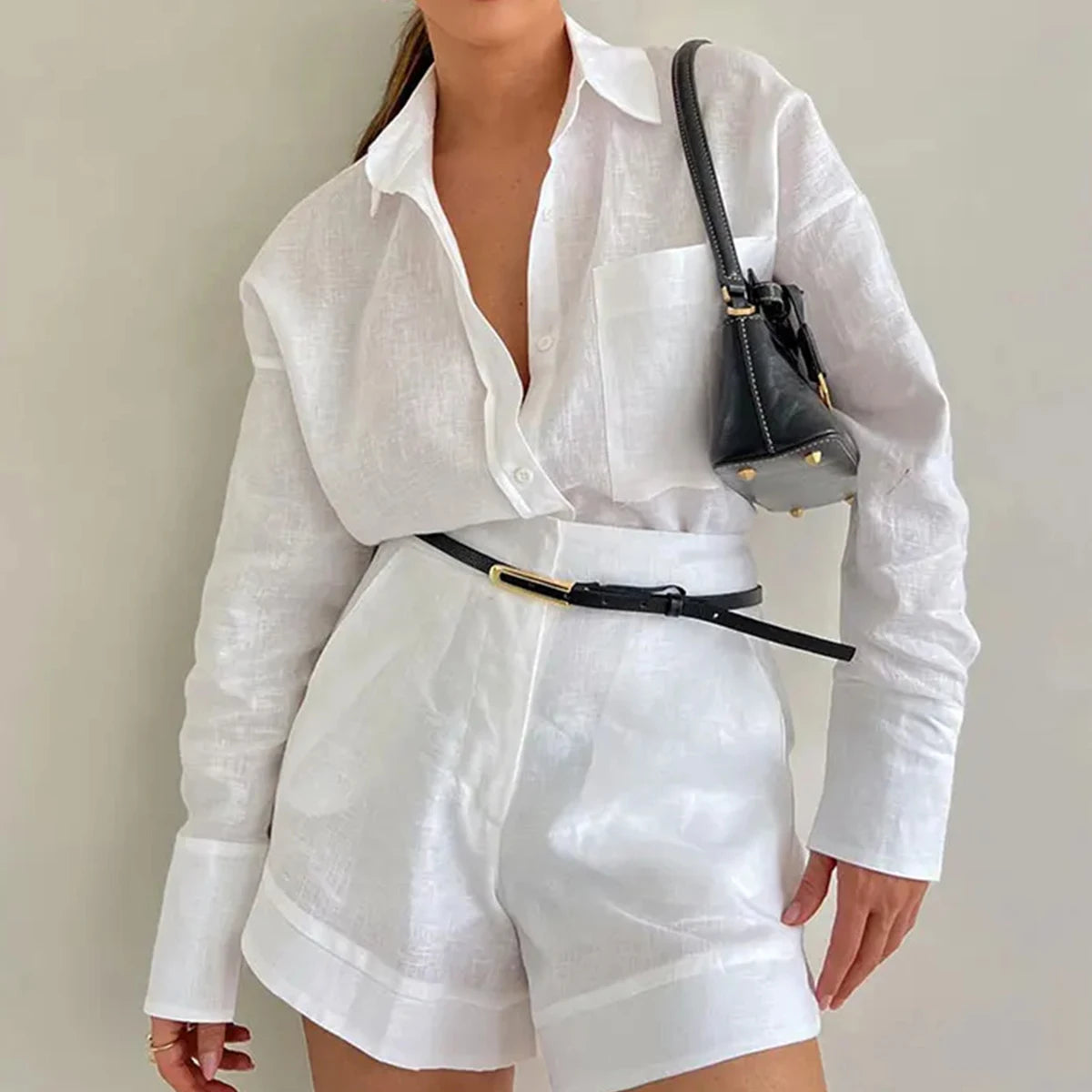 Loungewear-Set Liora – Hemdbluse & Hose