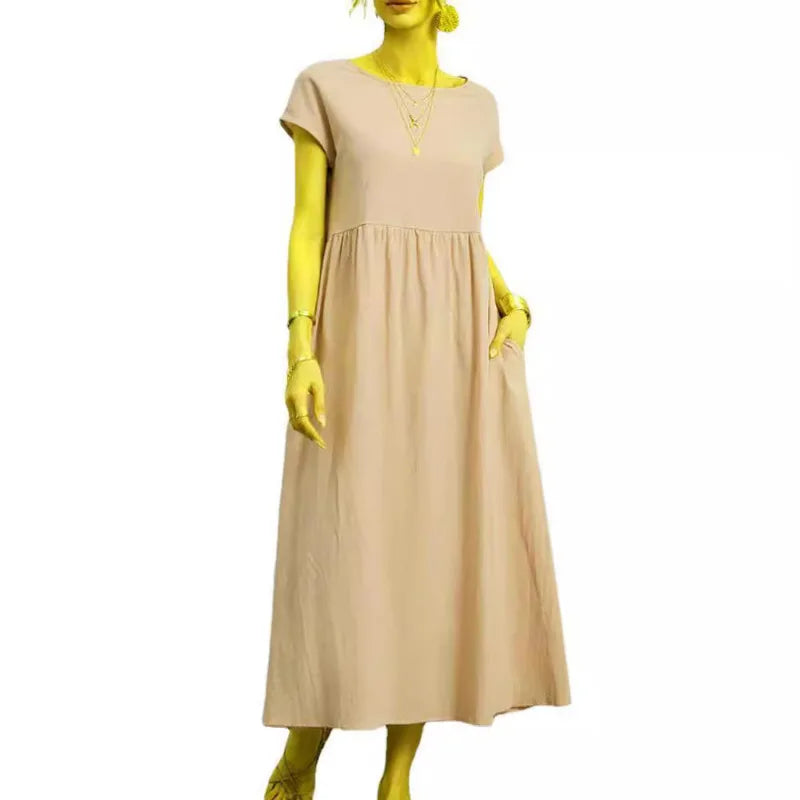 Sommerkleid Annika – Weite A-Linie mit Taschen