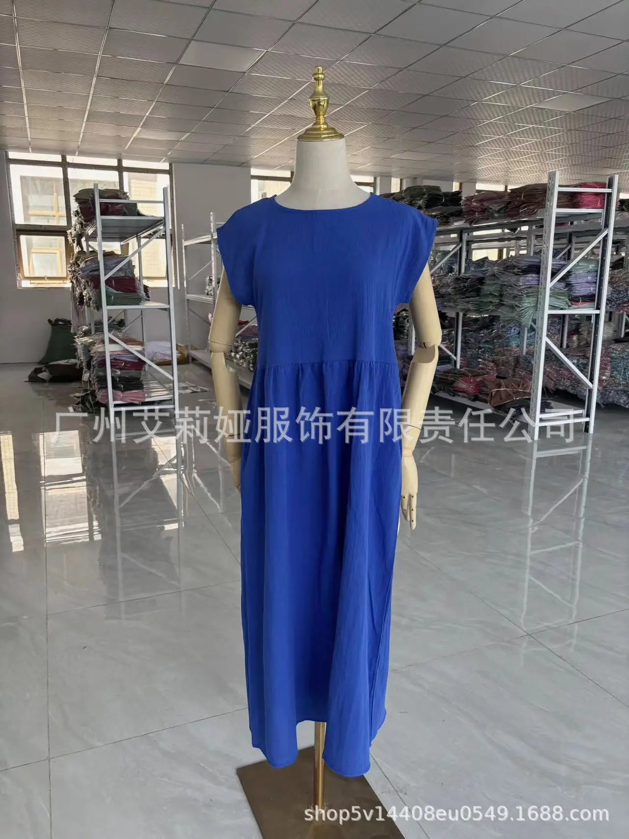 Sommerkleid Annika – Weite A-Linie mit Taschen