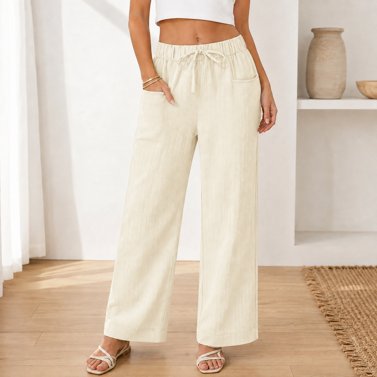 Weite Loungehose Noor Damen zu Hause