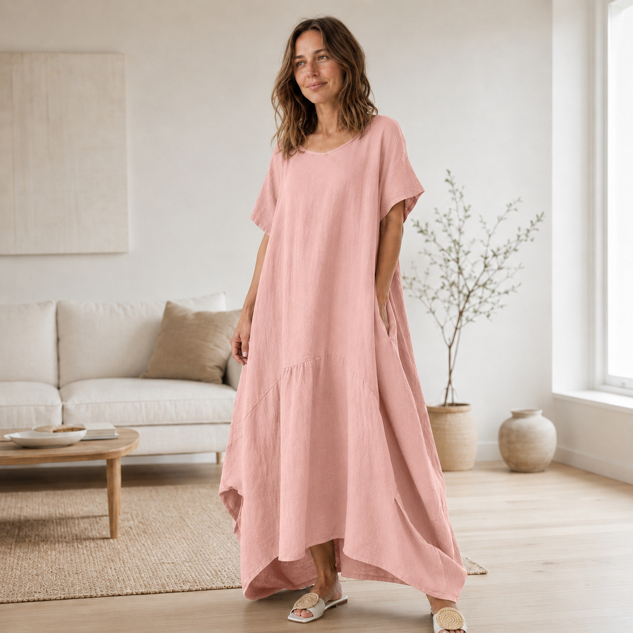 Oversize-Maxikleid Liv – Lässig & lang geschnitten