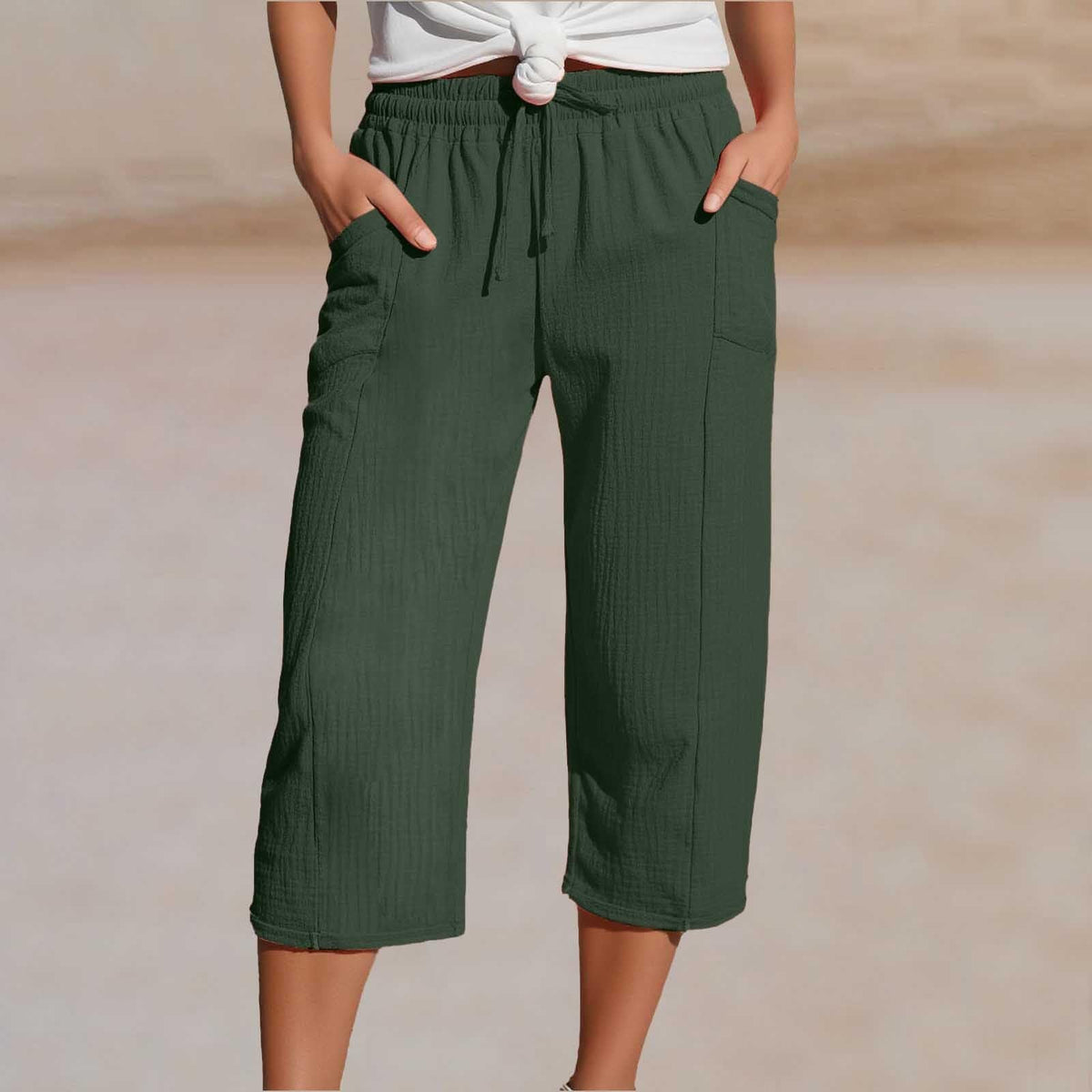 Cropped-Leinenhose Nele Farbvarianten Uebersicht 1