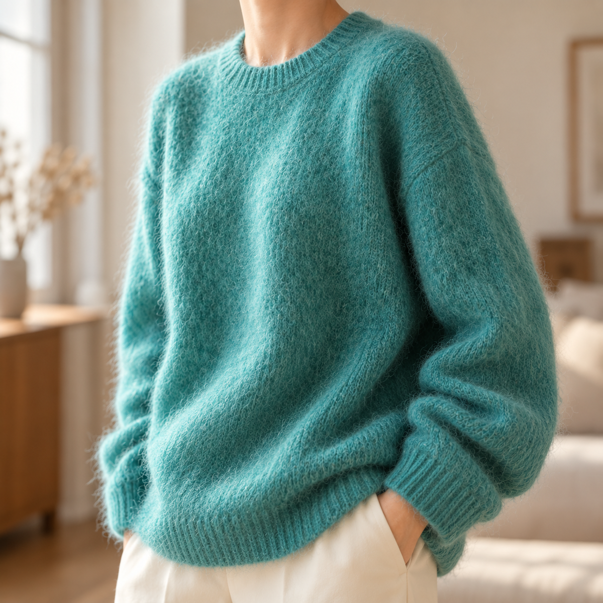 Flauschpullover Luise – Weich & Locker
