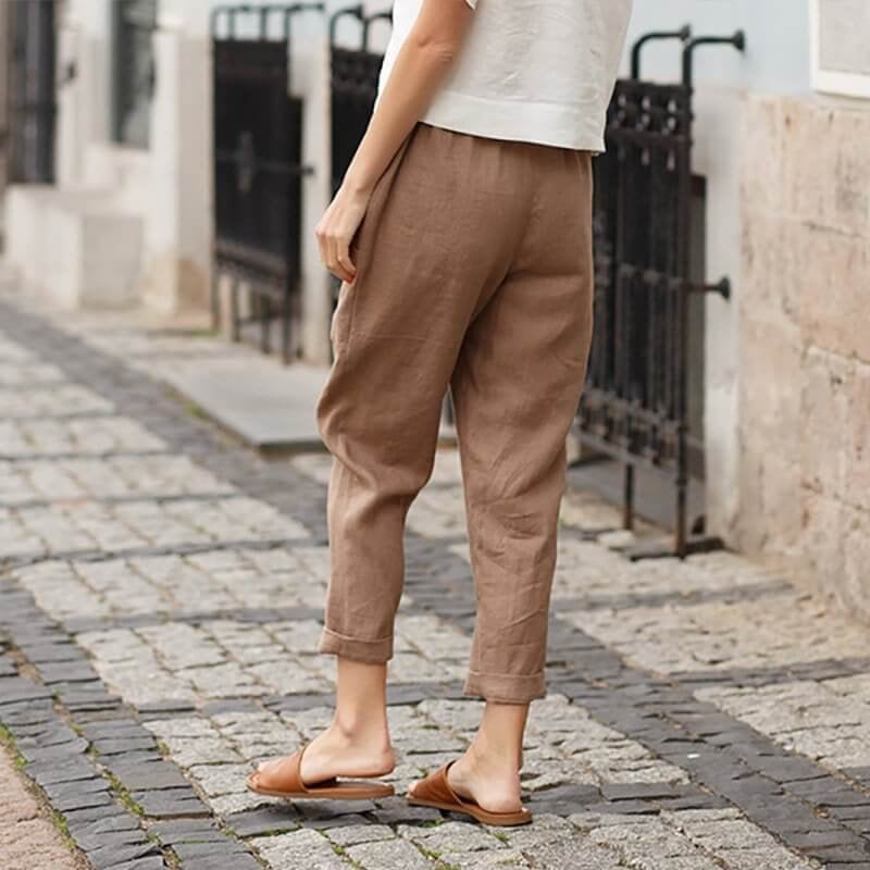 Leinenhose Merle Damen Vorderansicht