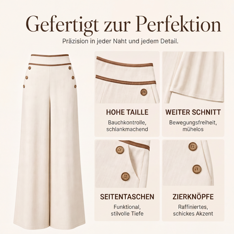 Hochweitbund-Hose Frieda Damen Vorderansicht