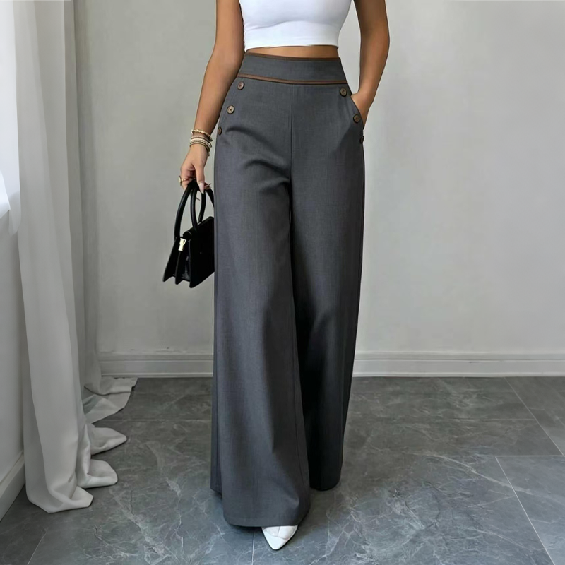 Hochweitbund-Hose Frieda Farbe Bordeauxrot