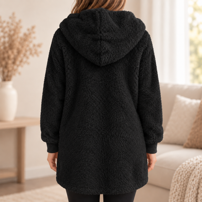 Hoodie-Cardigan Imke – Lang mit Kapuze