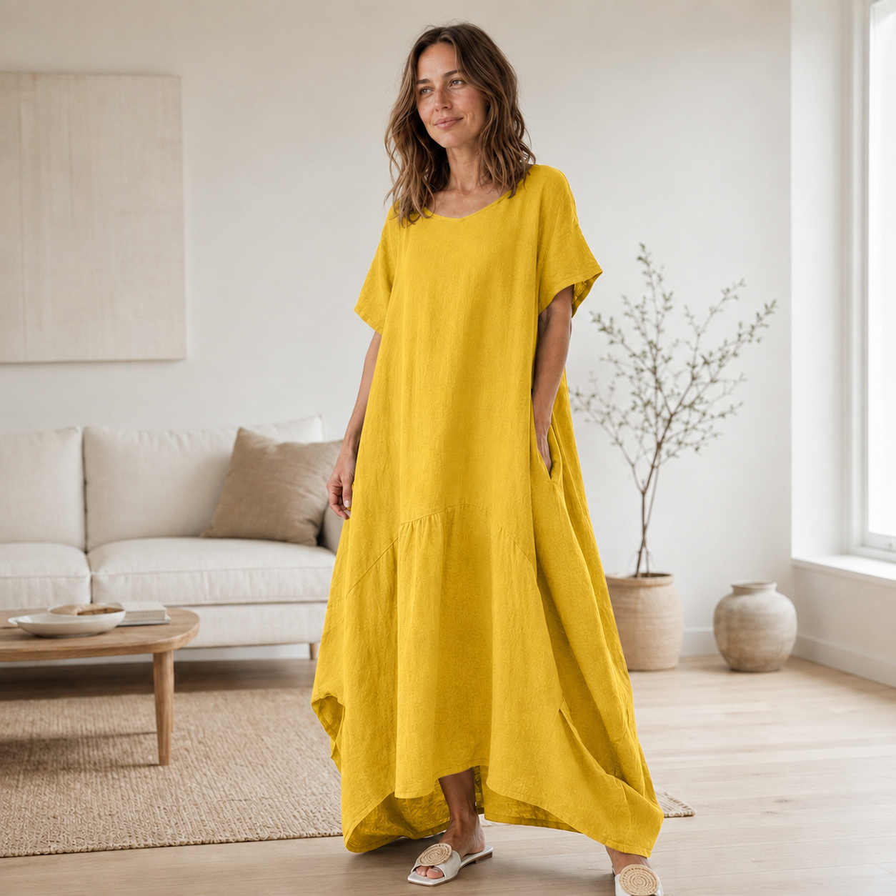 Oversize-Maxikleid Liv – Lässig & lang geschnitten