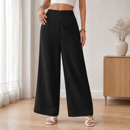Weite Hose Enya Farbe Aprikose Rot Kamel