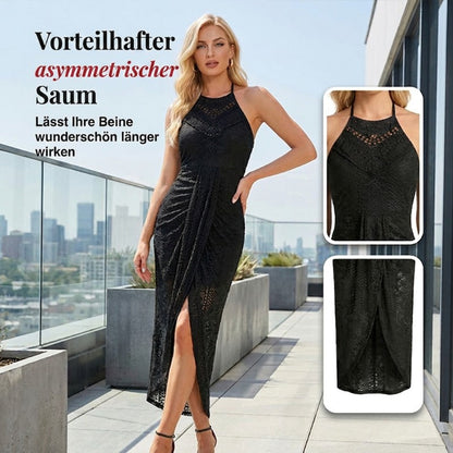 Neckholder-Kleid Selma Damen Vorderansicht