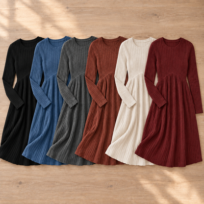 Feinstrick-Kleid Heike – Schlanke Passform