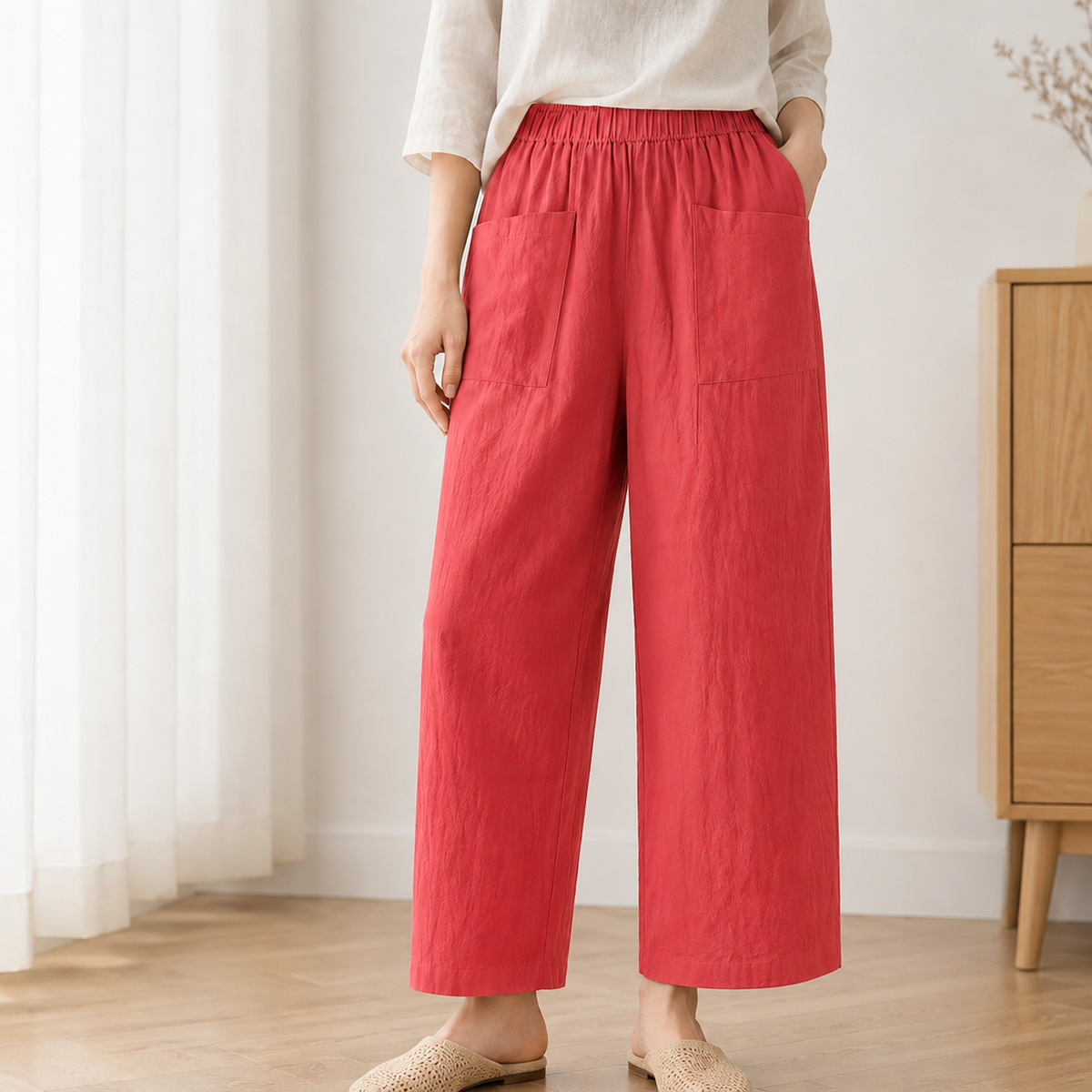 Alina Hose Fall und Silhouette im Detail
