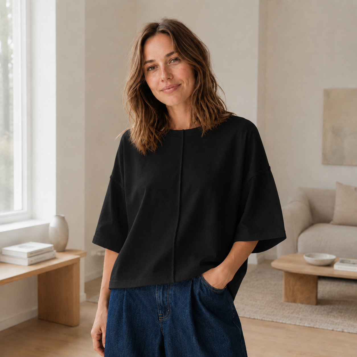 Boxy-Shirt Maren – Lässig oversized & weich