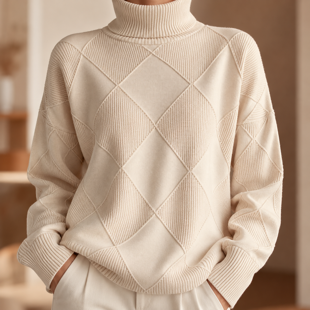 Rollkragenpullover Hilde – Dick & Extra Warm