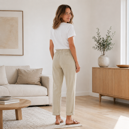 Sommerhose Hanna – Gerades Bein mit Tunnelzug
