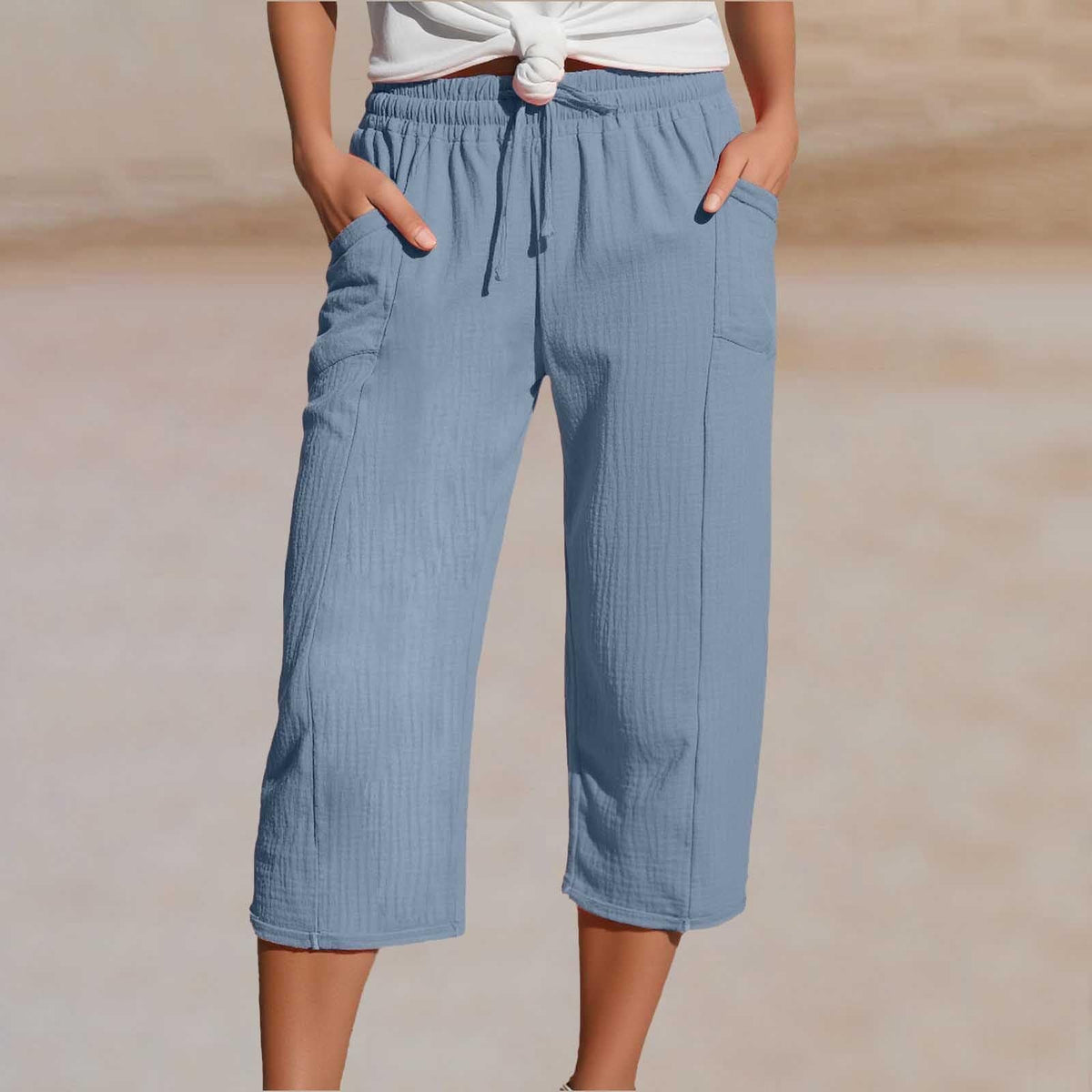 Cropped-Leinenhose Nele Farbvarianten Uebersicht 2