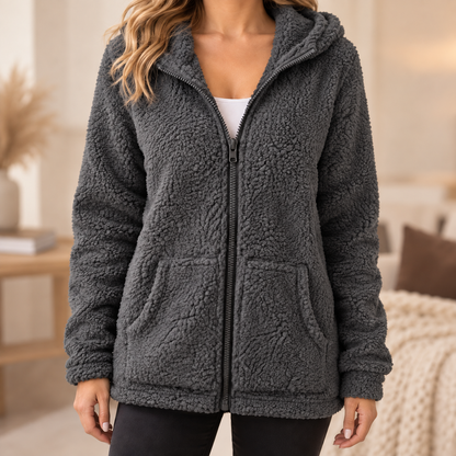 Sherpa-Cardigan Henrike – Oversized bis 5XL