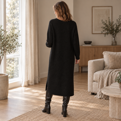 Strick-Midikleid Birgit – Locker & Alltagstauglich