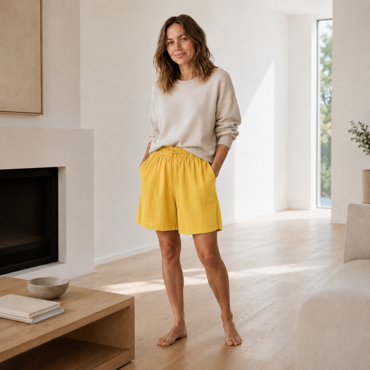 Bermuda-Shorts Lola – Locker mit hohem Bund