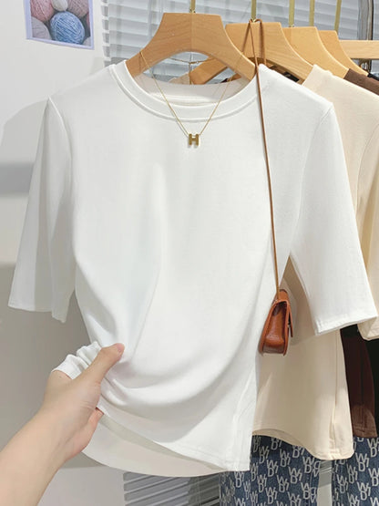 Basic-Shirt Edda – Figurnah & weich geschnitten