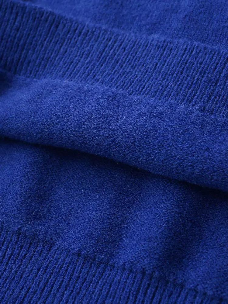 Rollkragenpullover Selma – Weite Trompetenärmel