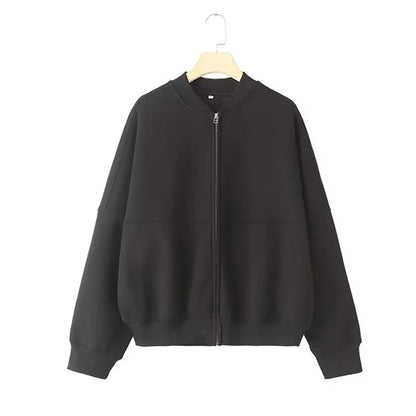 Sweat-Blouson Bente – cropped & kuschelig-oversized