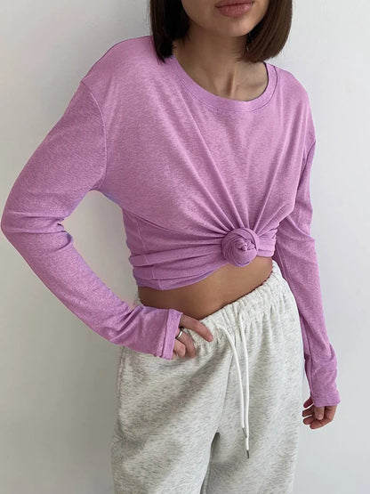 Strick-Loungehose Frida – Relaxter Schnitt in Feinstrick-Optik
