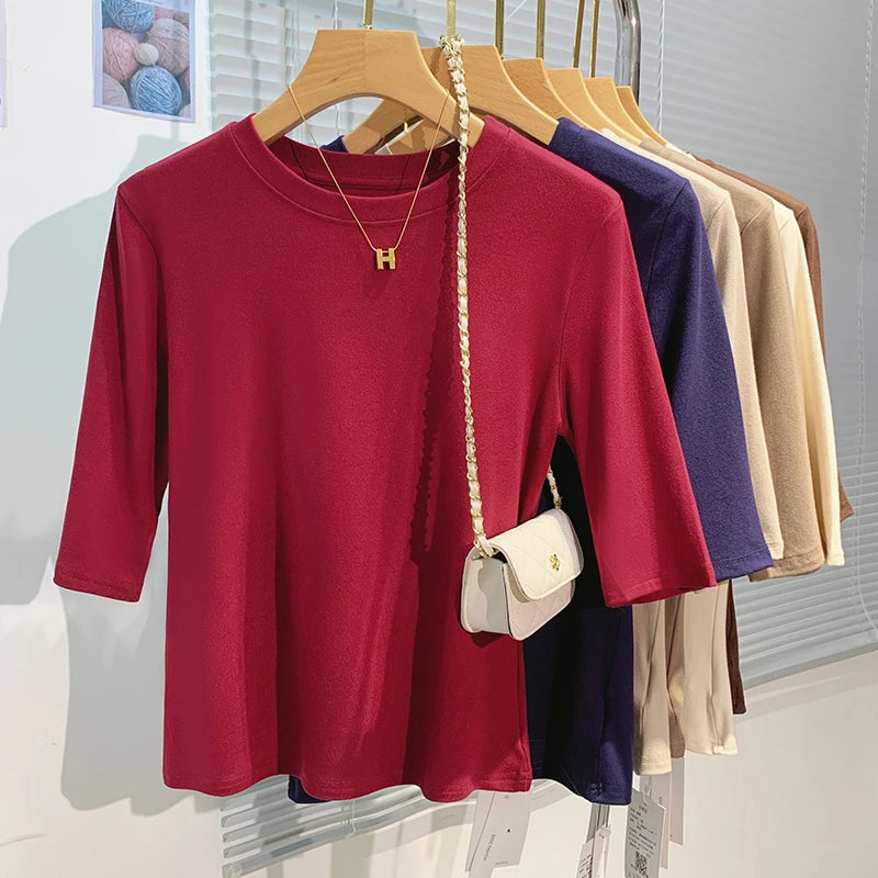 Basic-Shirt Edda – Figurnah & weich geschnitten
