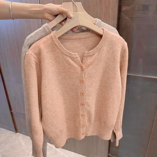 Basic-Cardigan Ella – Feinstrick mit Knopfleiste