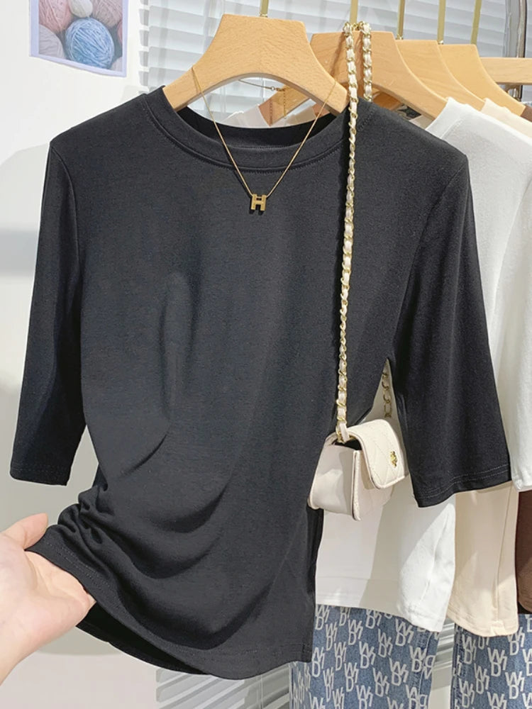Basic-Shirt Edda – Figurnah & weich geschnitten