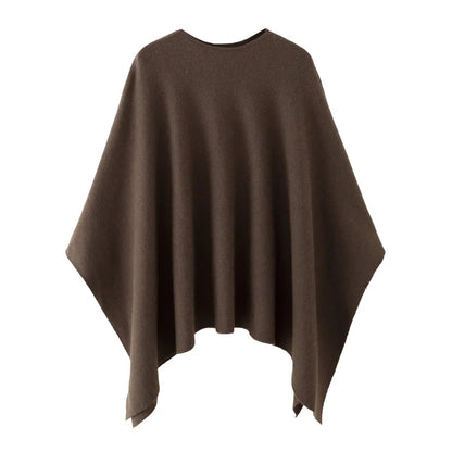 Strick-Cape Solveig – oversized & weich fließend