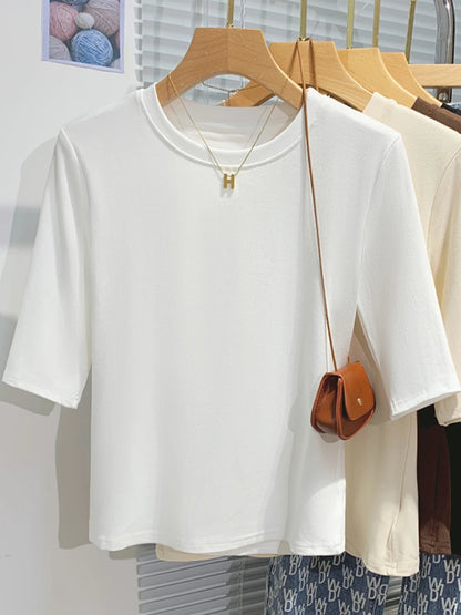 Basic-Shirt Edda – Figurnah & weich geschnitten