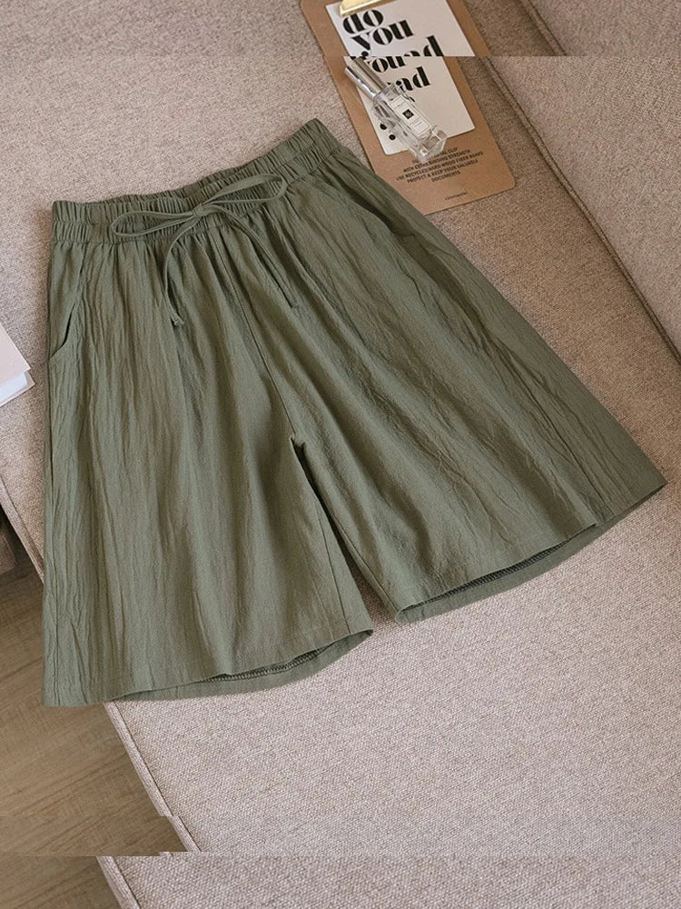 Bermuda-Shorts Lola – Locker mit hohem Bund