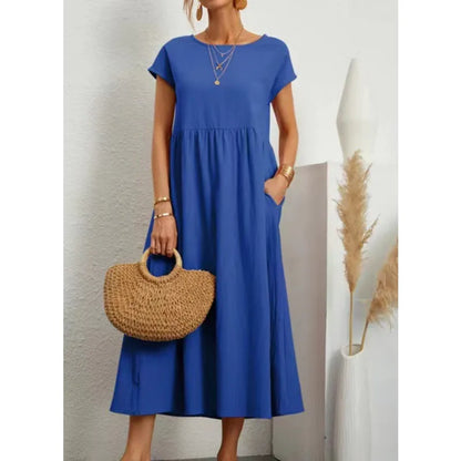 Sommerkleid Annika – Weite A-Linie mit Taschen