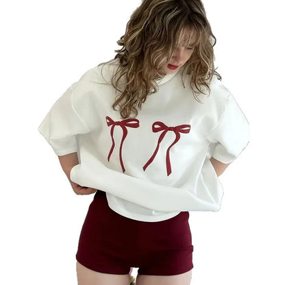 Schleifen-Shirt Cleo – Verspielt & locker geschnitten