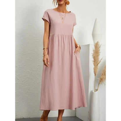 Sommerkleid Annika – Weite A-Linie mit Taschen