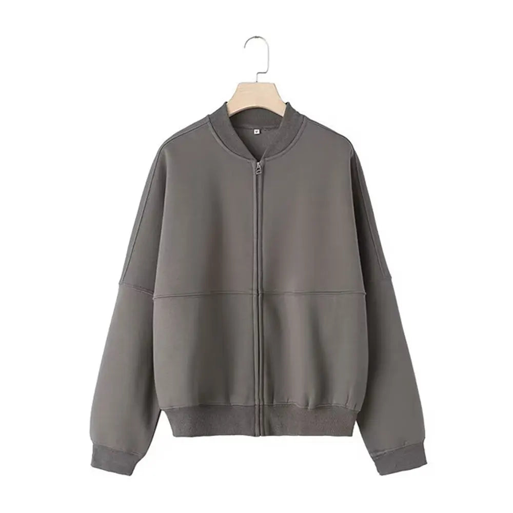 Sweat-Blouson Bente – cropped & kuschelig-oversized