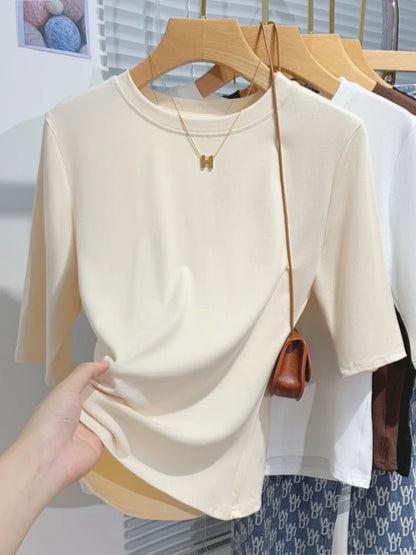 Basic-Shirt Edda – Figurnah & weich geschnitten