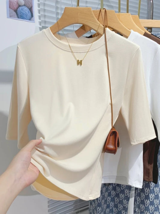Basic-Shirt Edda – Figurnah & weich geschnitten