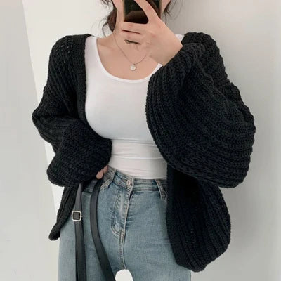 Grobstrick-Cardigan Maja – Oversized & Offen