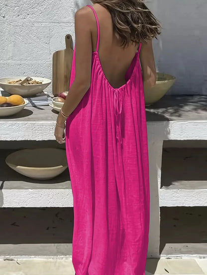 Träger-Maxikleid Saskia – Luftig & lang geschnitten