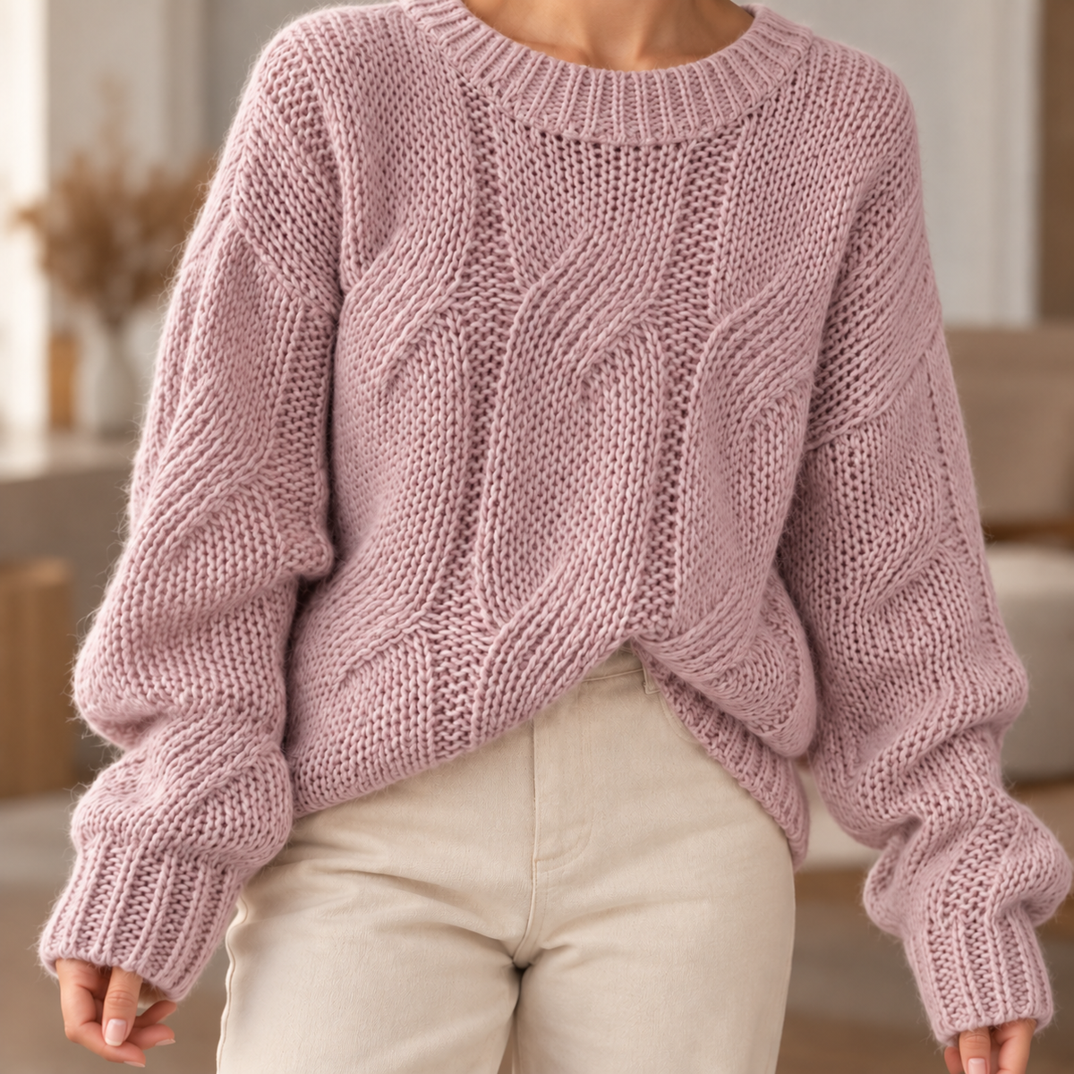 Grobstrick-Pullover Gesa – Weich & Gemütlich
