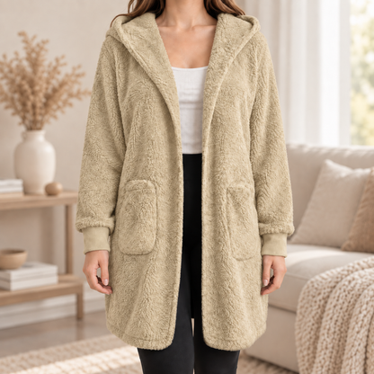 Hoodie-Cardigan Imke – Lang mit Kapuze
