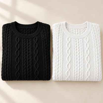 Grobstrick-Pullover Gudrun – Chunky in Curvy-Größen